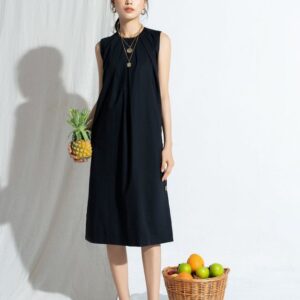 5 Button Dress with belt