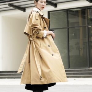 Long Trench Coat - Camel