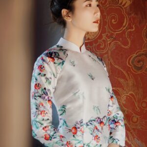 Set Áo Dài Thạch Lựu