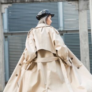 Long Trench Coat - Beige