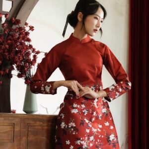 Set Áo Dài Tuyết Mai