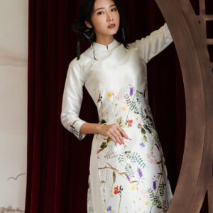 Set Áo Dài Vườn Xuân