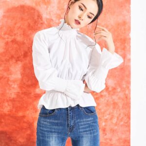 Amie high neck blouse