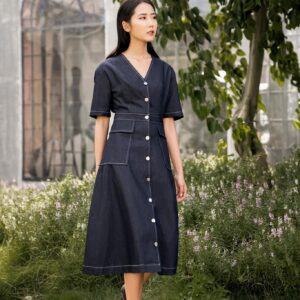 Audry denim dress