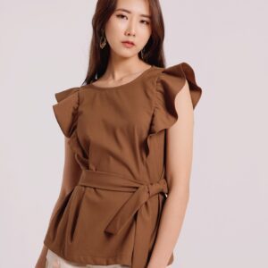 Jun top with belt